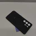 for Samsung Galaxy S25 Ultra Case with Magnetic Invisible Stand [Compatible with Mag-Safe] Military Drop Tested [Full Camera Protection] Silicone S25 Ultra Case for Women Men 6.9'', Black