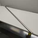 Amazer Spring Tension Shower Curtain Rod, 54-90 Inches Rust-Resistance Tension Curtain Rod Bathroom Rod, Adjustable Shower Curtain Rod No Drill, Nickel