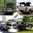 2 x Vepagoo SX140P15 14 inch 15Lb/67N Gas Struts Shocks Lift Support for Leer Camper Shell Truck Toolbox Topper Cap Canopy Door Snugtop Struts Replacement Parts, 2pcs (1 Pair)