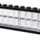 Lego Minifigure Display Case 16 Black, Large