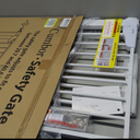 Cumbor 29.7-40.6" Baby Gate for Stairs, Mom's Choice Awards Winner-Dog Gate for Doorways, Pressure Mounted Auto-Close Pet Gates for Dogs Indoor, Safety Child Gate with Easy Walk Thru Door, White