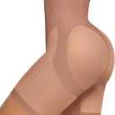 SHAPELLX Shapewear for Women Tummy Control High Waist Shaping Butt Lifting Shorts Seamless Slimmer Womens Body Shaper Panties (Medium, Brown)