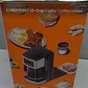 Chefman 12-Cup Programmable Digital Coffee Maker w/ Auto Shut Off - Stainless Steel