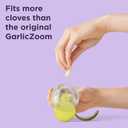 Chefn GarlicZoom Garlic Chopper, Handheld Garlic Mincer with Rolling Action, Easy to Use and Clean, Compact Size for Quick Prep, Dishwasher Safe