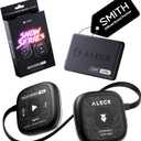 ALECK Snow Series Pro Wireless Bluetooth Ski & Snowboard Helmet Speakers, Fits Audio-Ready Helmet Ear Pockets, Glove Friendly Controls, Built-in Mic for Hands-Free Calls