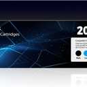 201A 201X Toner Cartridges Replacement Pro MFP M277dw M252dw for HP 201A 201X Toner (with Chip) CF400A CF400X CF401A CF402A CF403A Works for M277c6 M277n M277 M252n Printer 4Pack(1BK+1C+1M+1Y)