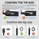 65W Laptop Charger Fit for Dell inspiron 13 14 15 17 3000 5000 7000 Series 3565 3567 3576 5558 5755 7212 7506 2in1 5555 5559 0G6J41 0MGJN9 19.5V 3.34A Tip 4.5mm Power Adapter