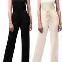 Silicherry 2 Pack Women's Jumpsuit 2025 Outfit Travel Clothes Large
