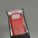 DOMAVER Case for iPhone 17 Pro 6.3'' Smooth Liquid Silicone Soft Gel Rubber Microfiber Lining Cushion Cover Shockproof Protective Phone Cases Compatible with iPhone 17 Pro - Red