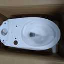 TOTO Drake WASHLET+ Two-Piece Elongated 1.28 GPF Universal Height TORNADO FLUSH Toilet with S7A Contemporary Bidet Seat, Cotton White - MW7764736CEFG#01