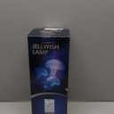 Jellyfish Lamp, 18LED 7-Color Changing Light with 5 Levels Brightness Jellyfish Aquarium fish lamp Home decor, children's birthday gift, men's and women's holiday gift, relaxing mood atmosphere (Black)