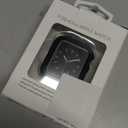 Bisikor 2 in 1 Metal Case Compatible with Apple Watch Series 9/8/7 45mm Case, Rugged Protective Bumper with Shockproof Silicone Cover for iWatch 45mm (Black)