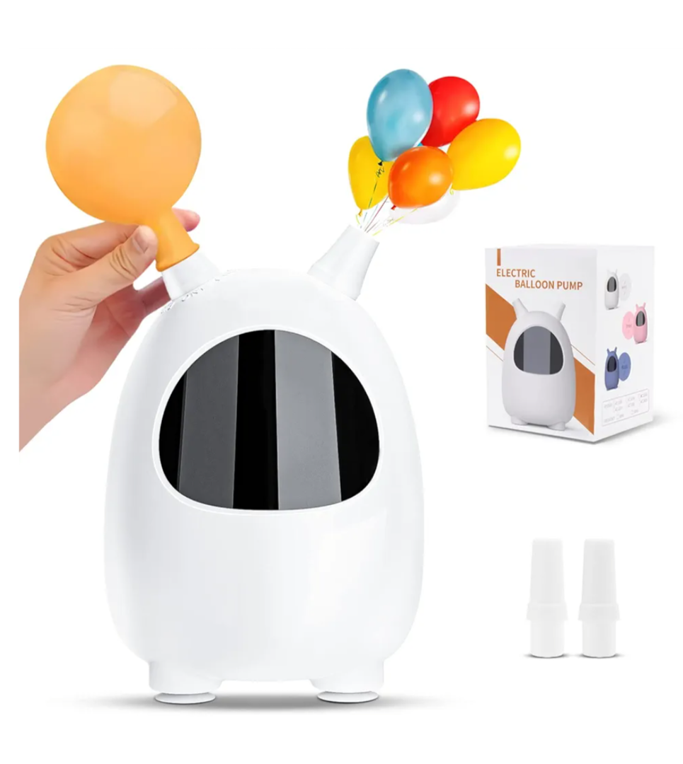 Balloon Pump Electric, SPLAKS Balloons Inflator Air Pump Portable Balloon Blower for Garland Arch, Party Decoration