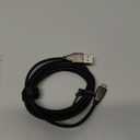 6 Foot Braided Nylon Micro Black Chrome USB Charge/Sync Cable