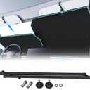 2026 Retractable Windshield Sun Shade Automatic Car Sunshade for Windshield, UV & Heat Protection, Keep Cool and Protect Interior, Adjustable Universal Fit for Car Trucks SUVs (Not for High Curve)