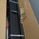 18 Inch Queen Bed Frame, 3500Lbs Heavy Duty Metal Platform with Round Corner Legs Mattress Slide Stopper, Steel Slat Support No Box Spring Needed, Noise Free, Non-Slip, Easy Assembly