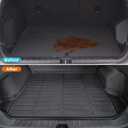 Floor Mats & Cargo Liner for Chevy Equinox 2018-2024 & for GMC Terrain 2018 2019 2020 2021 2022 2023 2024 (Not for EV), All Weather Trunk Mat for Chevy Equinox & for GMC Terrain Accessories Interior