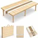 Folding Picnic Table, 60 x 30 in Portable Solid Wood Boho Low Picnic Table
Foldable Floor Table with Adjustable Height for Beach, Camping, Backyard, Wedding & Outdoor Parties