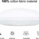JICUSE Bed Pillows for Sleeping 1 Pack,Standard Size,Luxury Hotel Collection Pillow,Soft Fluffy and Great Support Down Alternative Filling,Gusseted Pillow for Side and Back Sleepers(20x26)