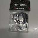 Flat Low Profile Guitar Patch Cable 12 inch 1 foot for Effects Pedals, 1/4 inch Right-Angle, White, 3-Pack New Version