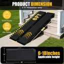 6FT Portable Wheelchair Ramp Folding Aluminum Ramp for Home Doorways