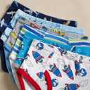 Slenily Little Boys Sharks Briefs Toddler Kids Truck Cars Underwear Soft Cotton Airplane Undies (Pack of 6) (2)
