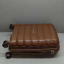 Triplayer Carry On Luggage 22x14x9 Airline Approved, 22 Inch PP Hardshell Luggage Carry-on Suitcase with Spinner Wheels, Carry On Suitcase Set for Women(Mocha