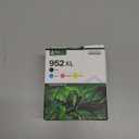 952XL Ink Cartridges Combo Pack (4-Pack, Black/Cyan/Magenta/Yellow) Compatible 952XL Ink Cartridges Replacement for 952XL Ink for OfficeJet Pro 8710 8210 8715 8720 8702 7740 Printer