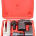 A ABIGAIL 5 PCS Automotive O2 Oxygen Sensor Socket Offset 02 sensor Wrench Remover Tool and Thread Chaser Tool