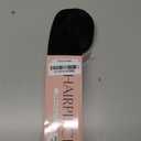 Short Black Drawstring Ponytail Hair Extension for Black Women 14 Inch Straight Ponytail with End Curls Synthetic Fake Hairpieces (Short Curly-1B Jet Black)