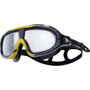 TYR Orion Swim Mask Adult Fit (One Size, Smoke/Black/Yellow)
