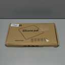 Washing Machine Drain Pan Silicone mat  26.5x26.5 Inch Non-Slip Waterproof Washer Drip Tray, Anti-Vibration Soft Mat for Under Dryer or Washer, Floor Leak Protector for Laundry Room