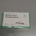 USB C Charger Block, 100W GaN 6 Port PD USB C QC USB A Wall Charger Adapter Plug Cube, Super Fast Type C Charging Station Hub for iPhone 17 16 15 14 13 Pro Max iPad Samsung Pixel 5ft Extension Cord