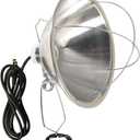 Woods Clamp Lamp with 10 Inch Reflector and Bulb Guard (300 Watt Bulb, 6 Foot Cord)