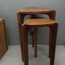 Signature Design by Ashley Brynnleigh Contemporary Nesting Accent Table, Set of 2, Light Brown