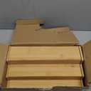 SIMPLEMADE 3-Tier Spice Rack Organizer - Versatile Storage Shelf for Kitchen, Bathroom, Bedroom & Office, Set of 1, Expandable Bamboo