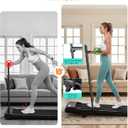 Superun Walking Pad with 6% Incline, 2.5HP Treadmill, 0.6-3.8 MPH, 300 lbs