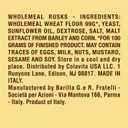 Mulino Bianco Fette Integrali 11.11oz (315g)  Authentic Italian Whole Wheat Toasted Bread  High in Fiber, Perfect for Breakfast, Snacks, and Appetizers  Made with Natural Ingredients and No Palm Oil (EXP 04/06/26)