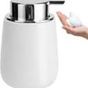 Soap Foaming Dispenser Ceramic with Easy-to-Press Pump Hand Foam Dispenser for Shampoo Bathroom Kitchen 12 oz