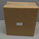 mDesign Stainless Steel Slim Rectangular Modern Metal 2.6 Gallon/10 Liter Trash Can Wastebasket, Garbage Container Bin for Bathroom, Bedroom, Kitchen, Home Office; Holds Waste, Recycling  Chrome