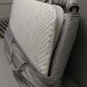 AirClub Bassinet Bedside Sleeper, Baby Crib for Newborn, Baby Bassinets Bedside Sleeper with 4 Auto-Lock & Adjustable Height, Breathable Mesh & Mattress, Bedside Bassinet (Grey)