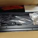 Lufeiya Small L Shaped Desk with Power Outlet Shelves, 40 Inch Reversible Corner Desk for Small Space Home Office, L-Shaped Computer Desk PC Desks with Charging Station, Rustic Brown