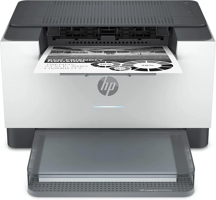 HP LaserJet M209dw Wireless Printer, Print, Fast speeds, Easy setup, Mobile printing,Best-for-small teams