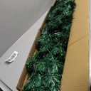 5FT Pre-Lit Fiber Optic Artificial Christmas Tree w/Multicolor Lights Snowflakes