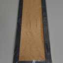 Cork Board Bulletin Board, 5.5x16.5inch Small Enamel Pin Board, Bulletin Board for Wall, Pin Board Cork Board for Brooch Pin Storage Display (Black)