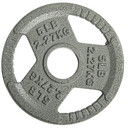 Signature Fitness Standard 1-Inch Cast Iron Plate Weight Plate for Strength Training and Weightlifting 5 Pounds, 3 Plates