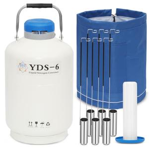 Magula 6L Liquid Nitrogen Container,LN2 Tank for Frozen Storage