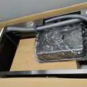 30"x18"Black Kitchen Sink with Digital Display Faucet Combo Top Mount/Drop-In Single Bowl Stainless Steel Sink Multifunctional Drop In Sink Modern Workstation Waterfall Sink, 17.7"D x 30"W x 8.67"H