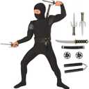 Morph Kids Ninja Costume, Ninja Costume for Boys, Halloween Costume for Boys (Small)
