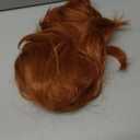 Rugelyss Ginger Short Wavy Wigs with Bangs Curly Auburn Hair Wig Synthetic Wigs for Women for Cosplay or Halloween